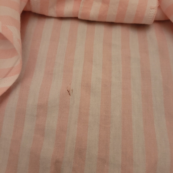 Victoria Secrets pink and white stripped pajama shirt - Picture 6 of 14